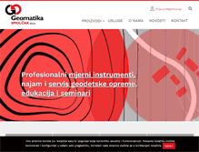 Tablet Screenshot of geomatika-smolcak.hr
